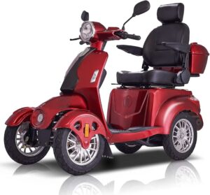 Heavy Duty 4 Wheel Mobility Scooters for Seniors &