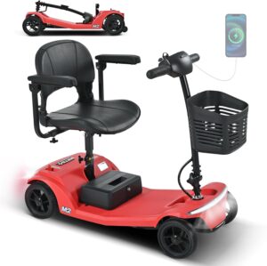 Mobility Scooter for Seniors and Adults M2 Red
