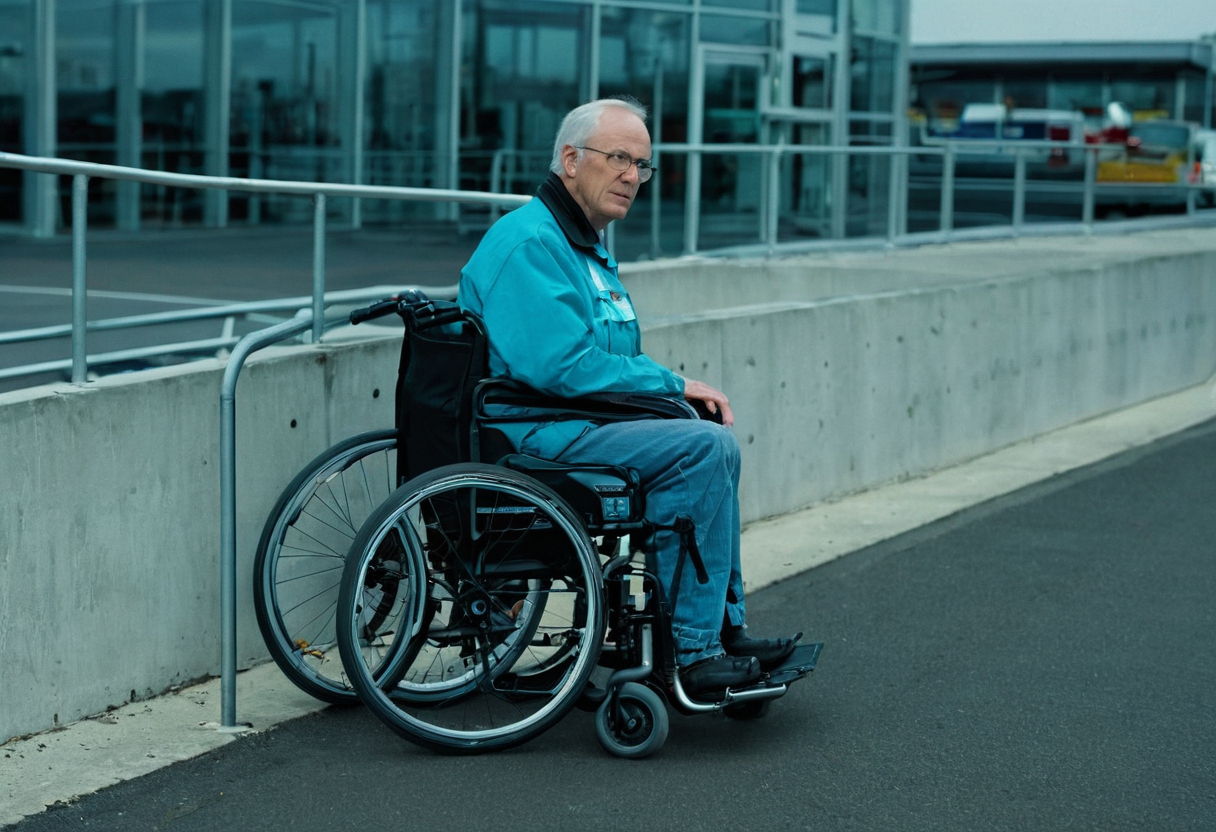 Accessibility reference image: A wheelchair rental or purchase decision should start with fit, weight capacity, and access dimensions