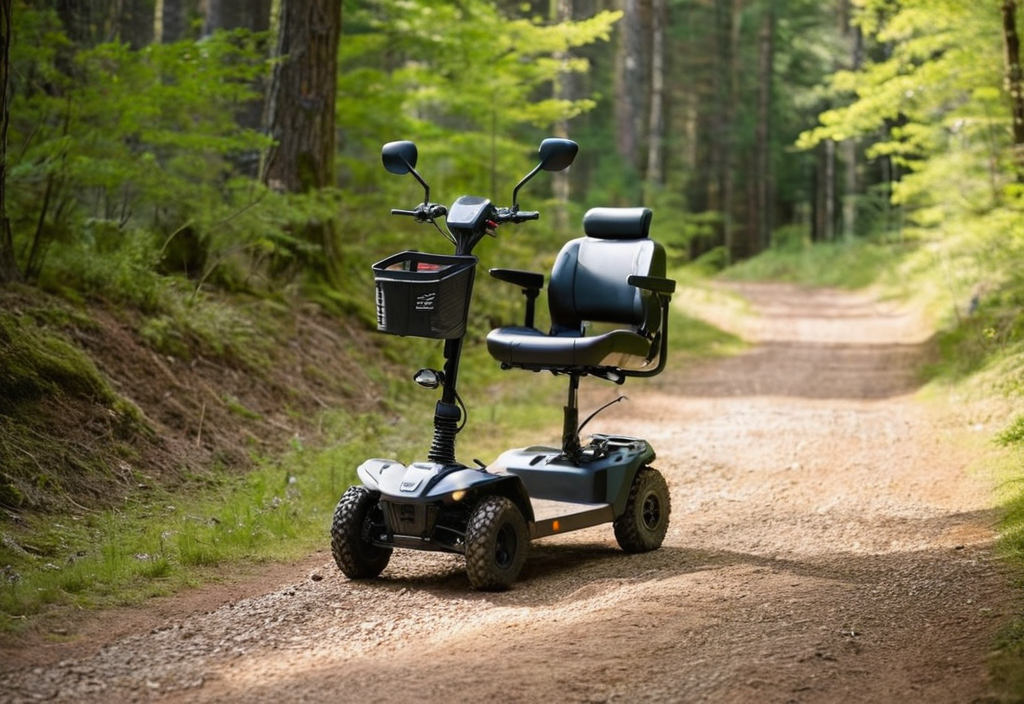 Mobility scooter, all terrain trail
