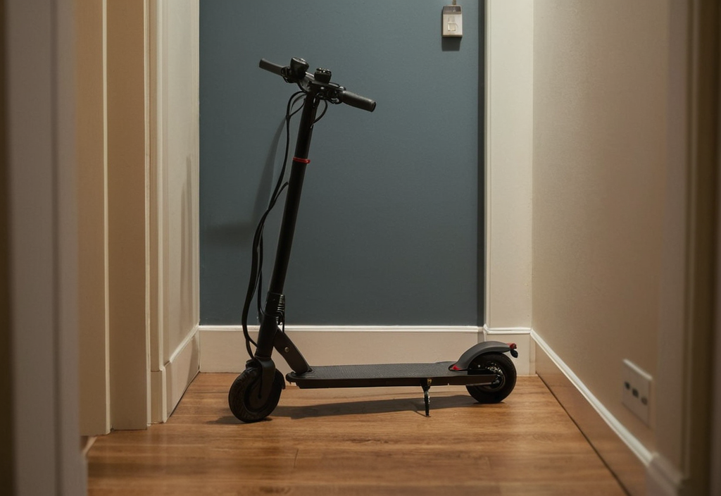 Mobility scooter, charging night