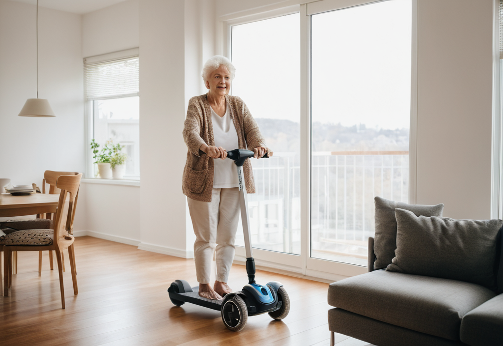 Mobility scooter, indoor home