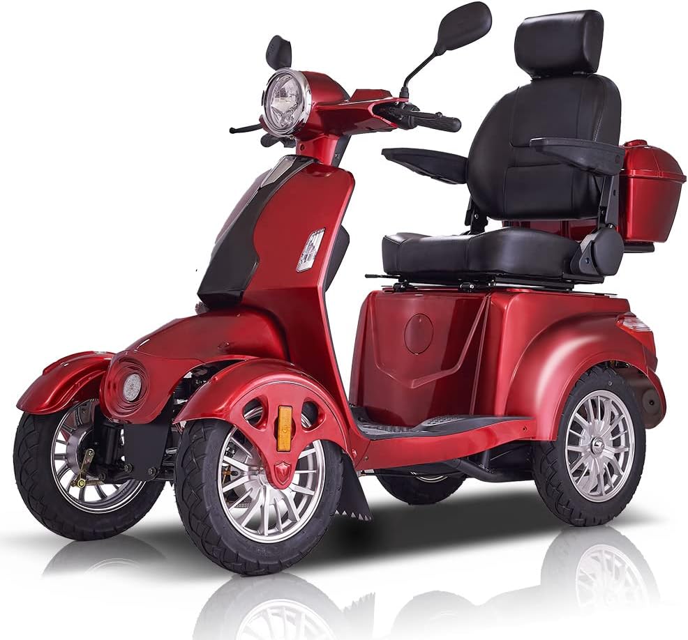 Heavy-Duty 4-Wheel Mobility Scooter (500 lb)
