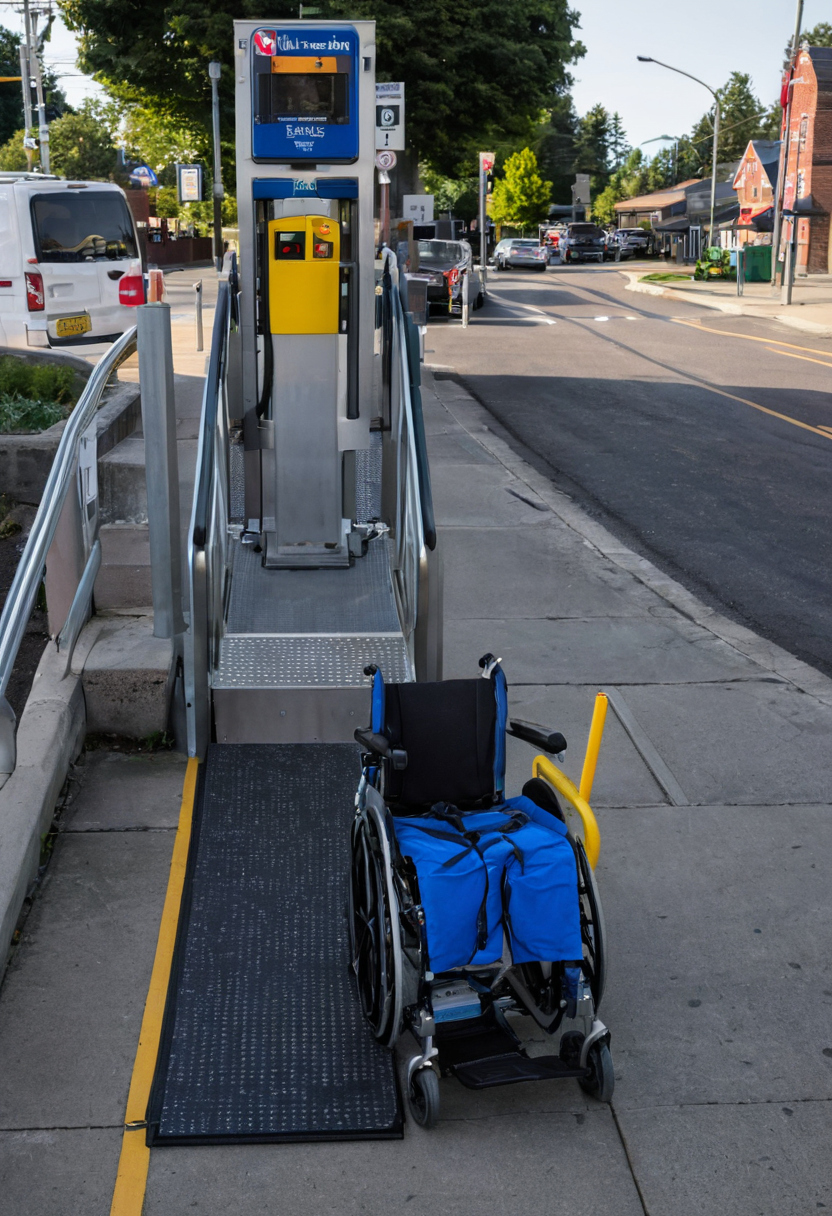 Will the wheelchair and occupant fit completely within the lift platform’s usable area accessibility visual